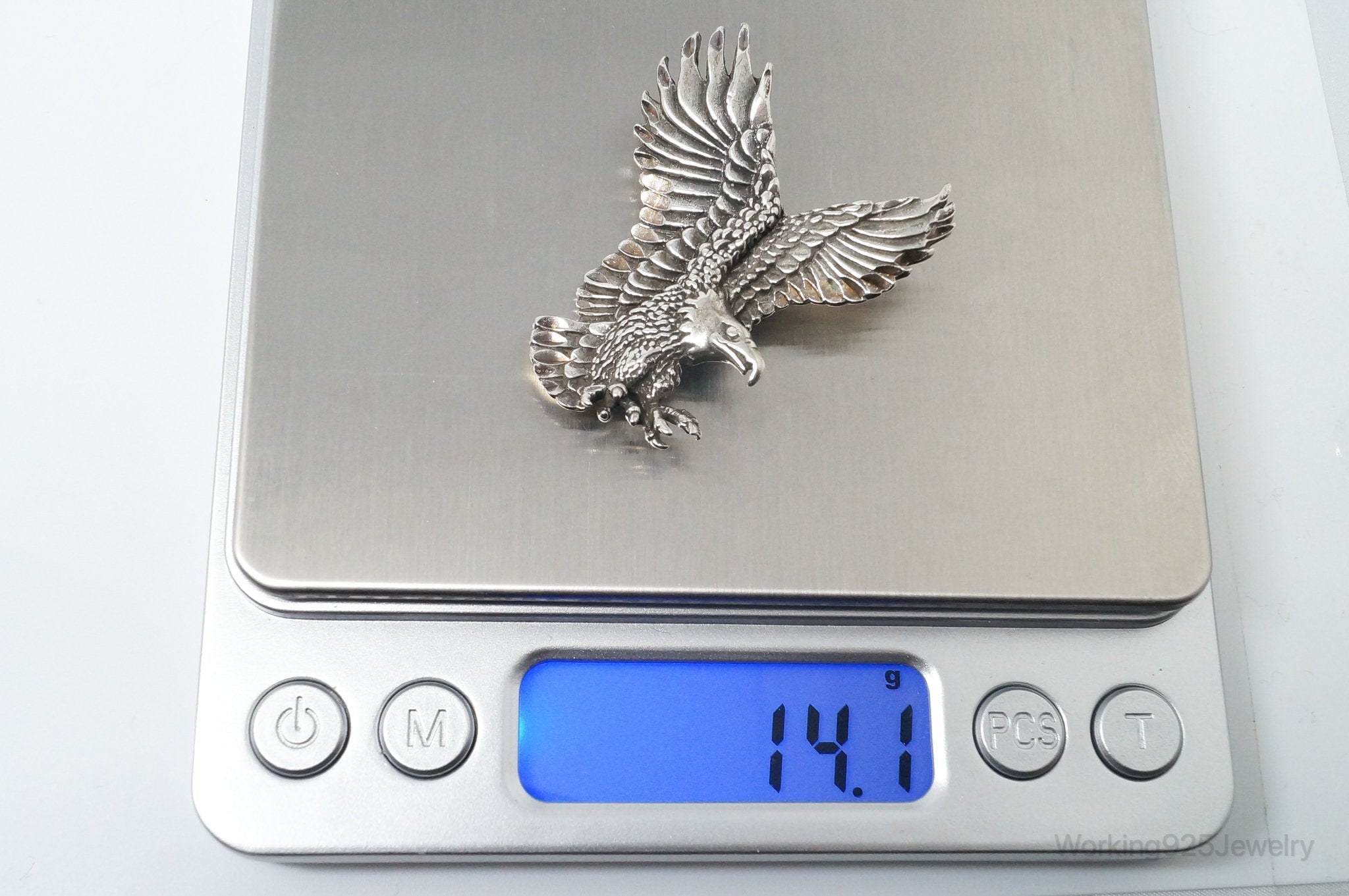 Vintage Native American Shube's Manufacturing Inc Sterling Silver Eagle Pendant | Jewelry > Necklaces > Pendants | Wiccan Center