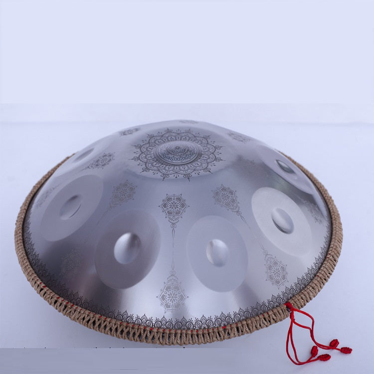 Mandala Engraved Hand Disc Drum