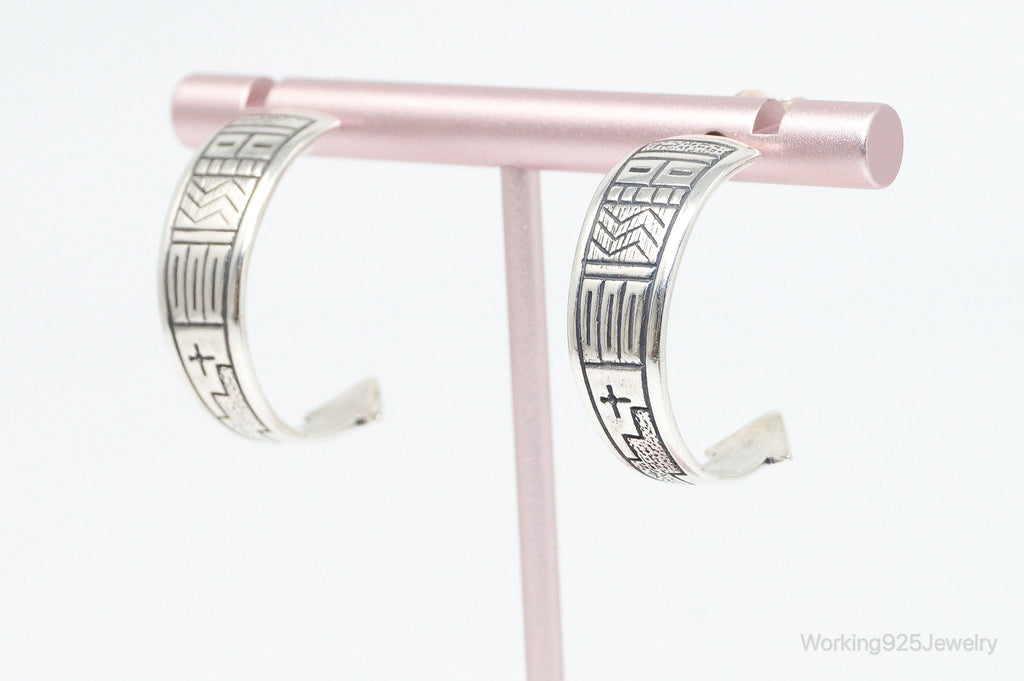 Native Designer Carolyn Pollack Relios RMT Tribal Sterling Silver Earrings | Jewelry > Earrings | Wiccan Center