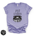 Pot Stirrer Tee (BLACK DESIGN) | Funny Witchy Graphic T-Shirt