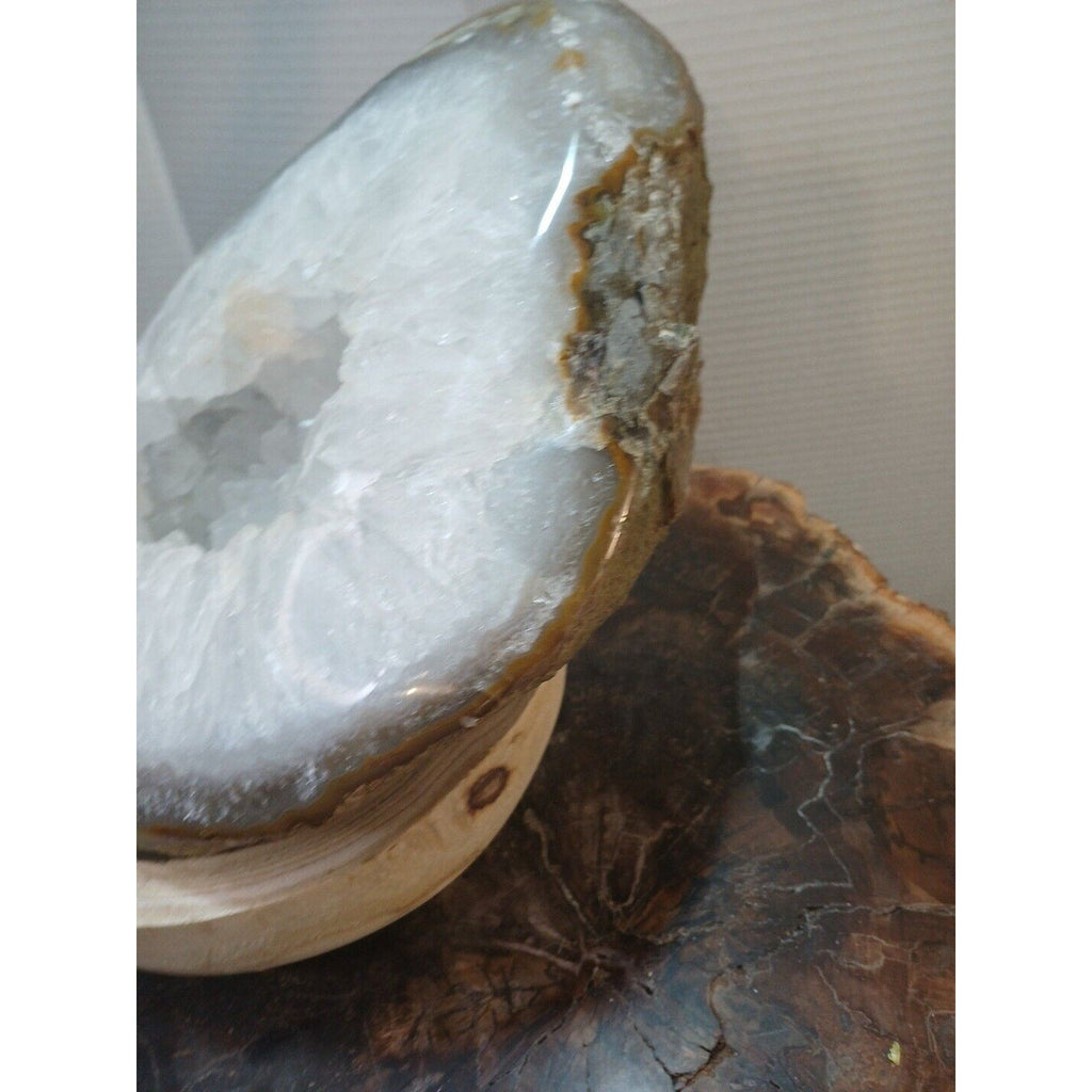 Large Natural Madagascar Agate Geode — 19.3 lbs, Museum-Quality Quartz Specimen | CrystalCloud Company | Geodes & Clusters | Wiccan Center