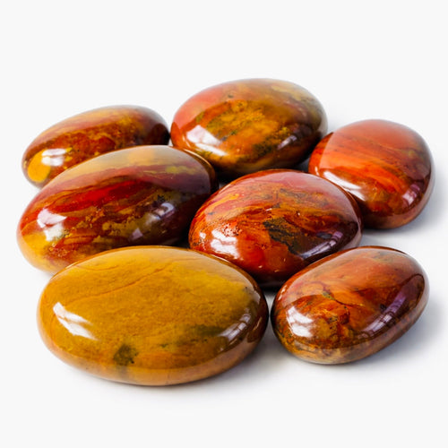 5 lb Sunset Jasper Palm Stone Lot | Handpicked Mixed Pieces | | Wiccan Center