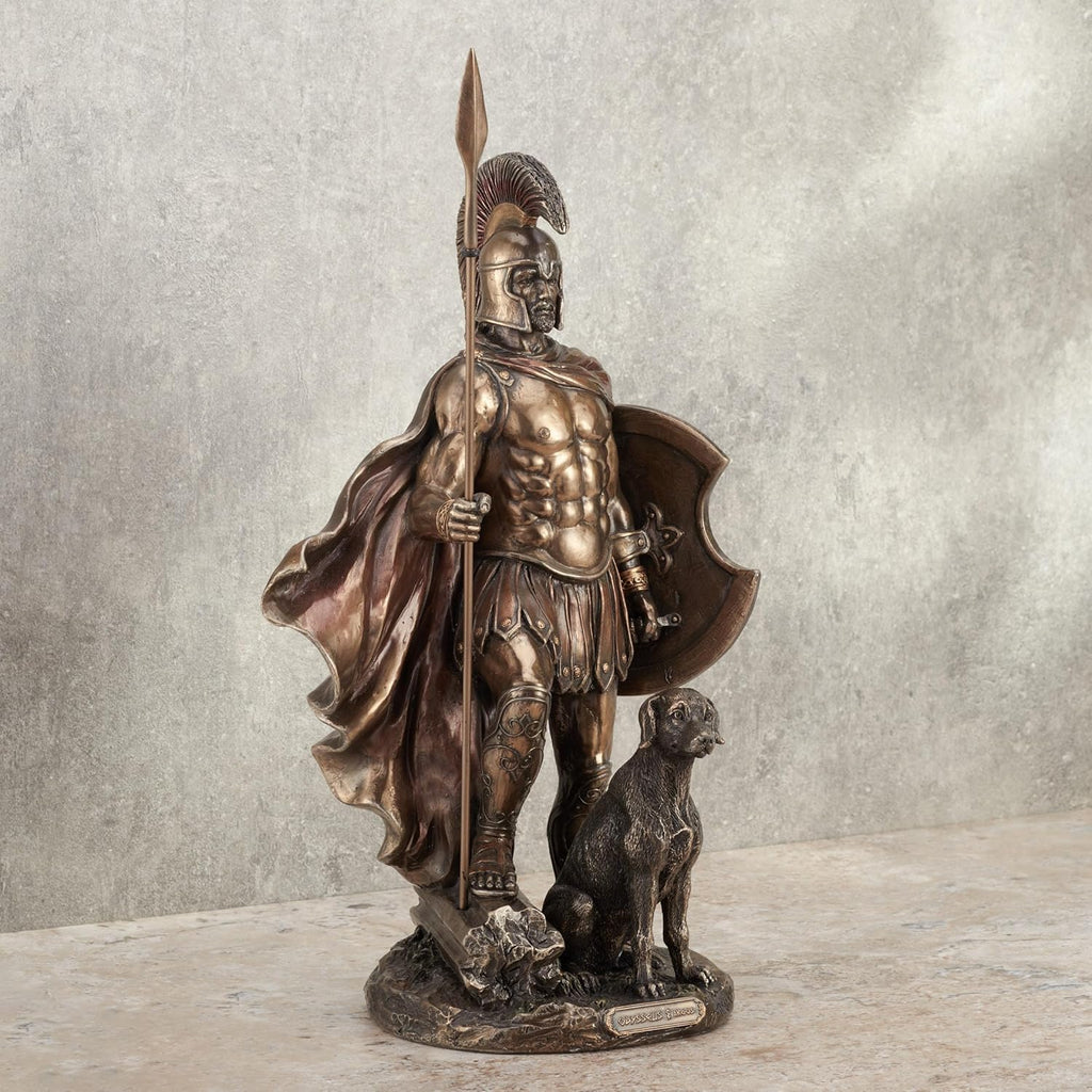 Odysseus Hero of the Odyssey & Argus Figurine | Gods & Goddesses | Wiccan Center