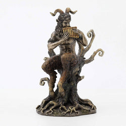 Pan Playing Flute Figurine | Gods & Goddesses | Wiccan Center