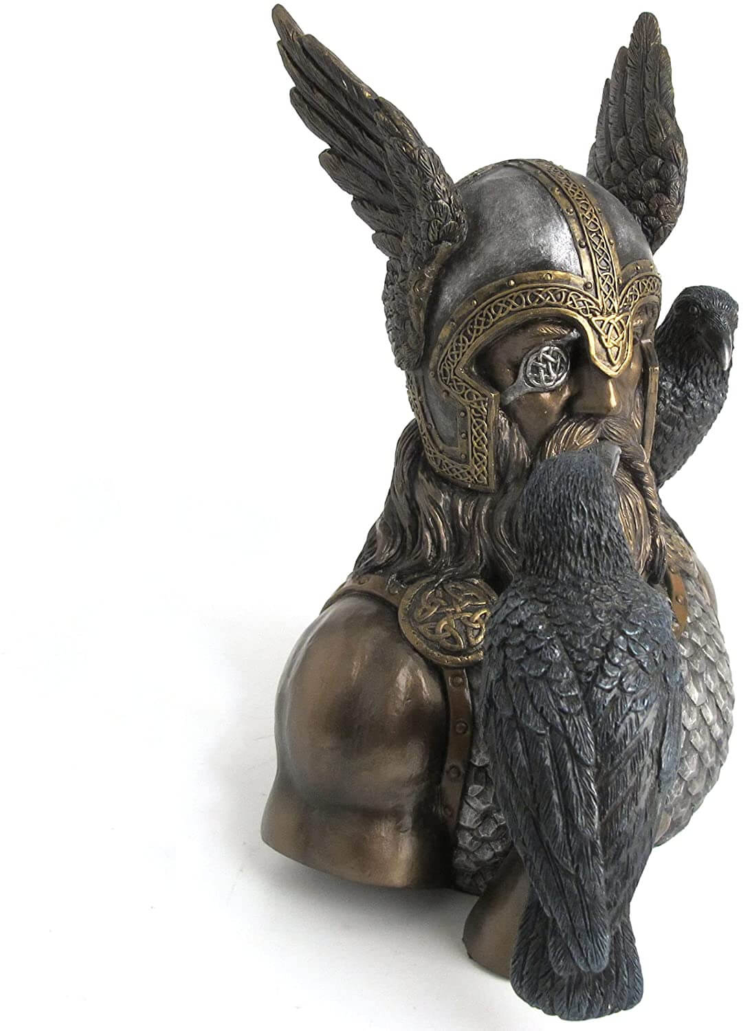 Odin with Ravens Bust