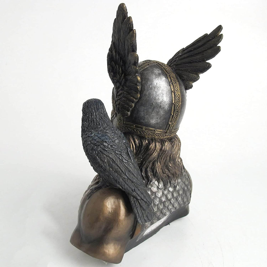 Odin with Ravens Bust