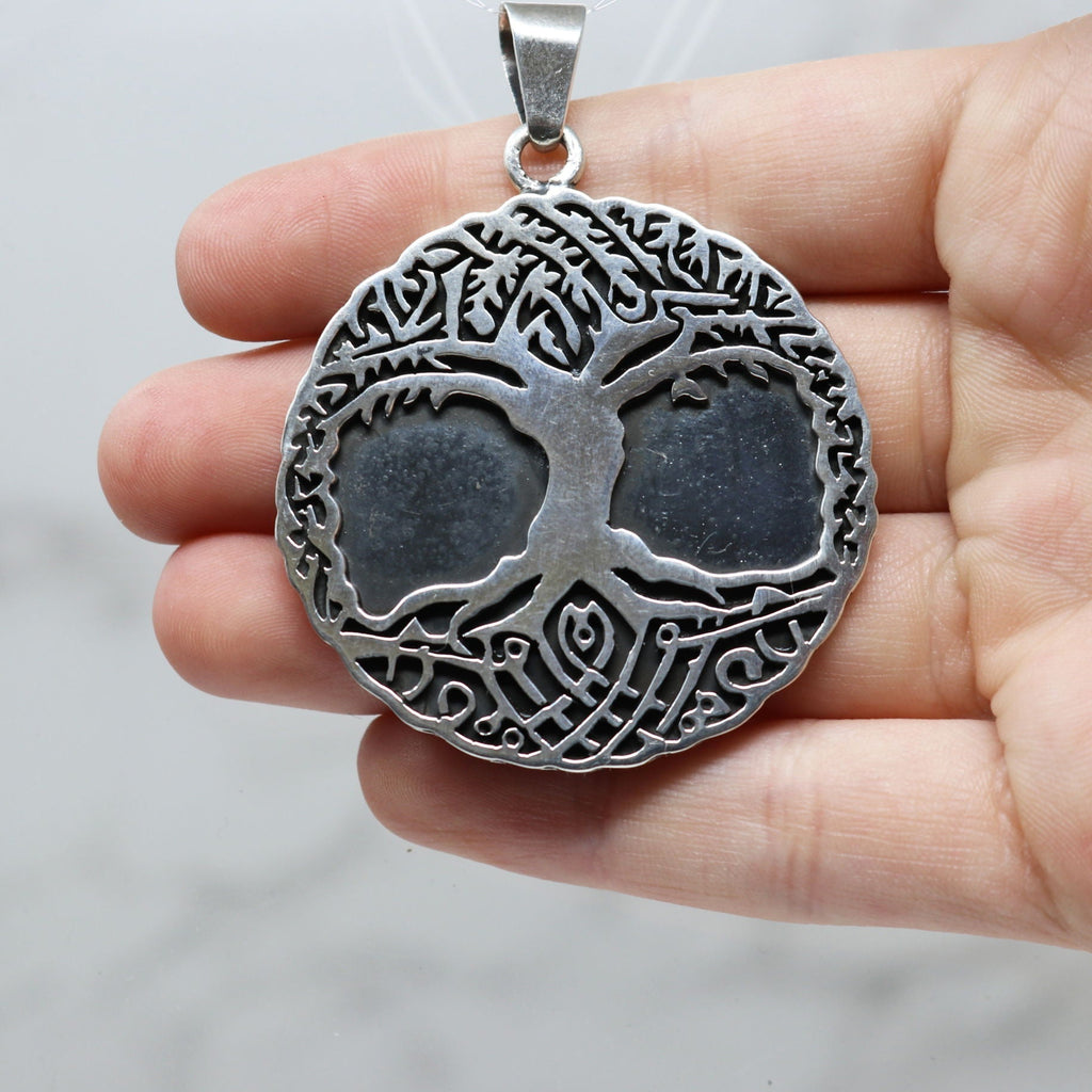 Sterling Silver Tree of Life Pendant - Celtic Design - Sacred Geometry | Gemstone Jewelry > Pendants | Wiccan Center