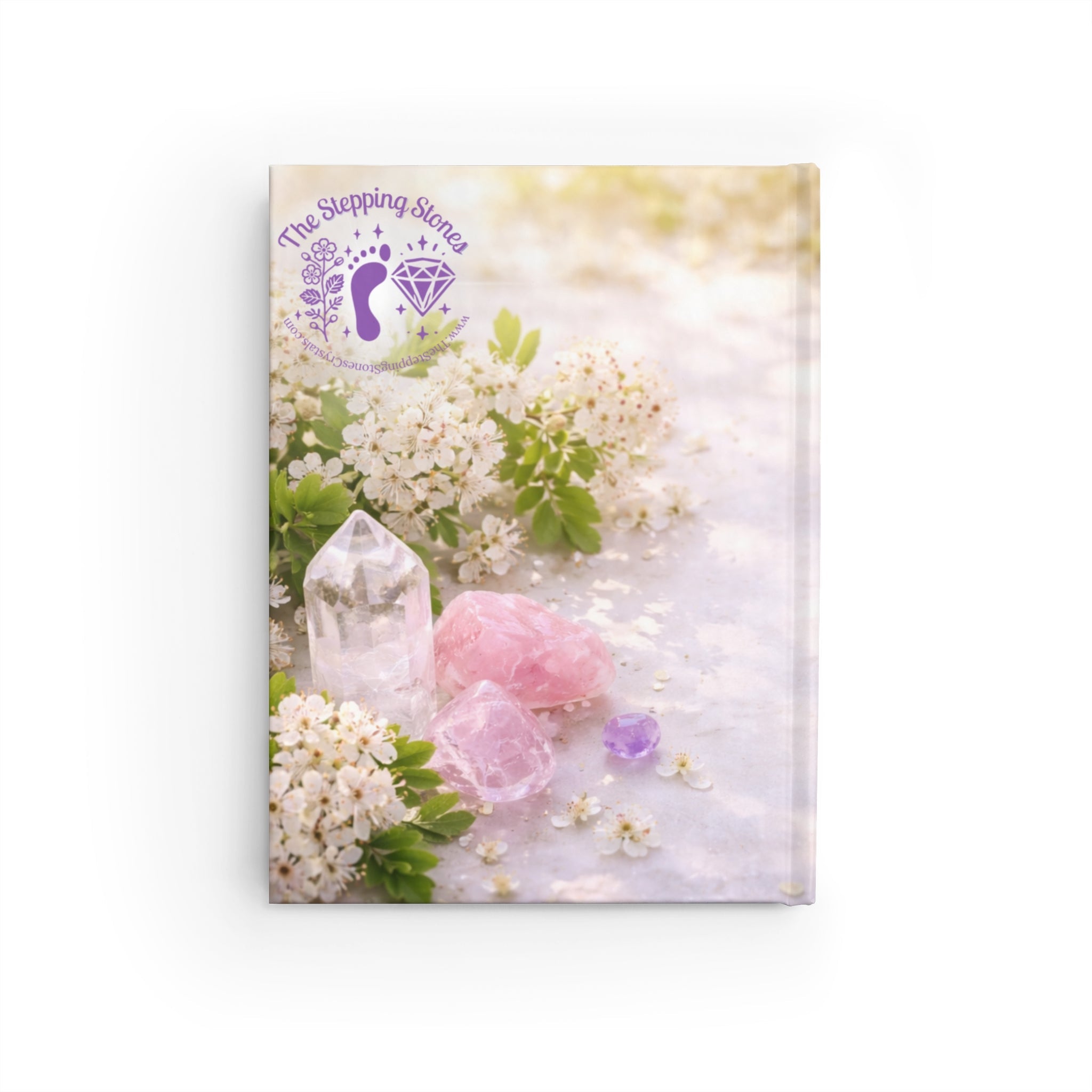 Hawthorn Crystal Garden Journal — Ruled Notebook for Meditation, Gratitude & Spiritual Notes | Paper products | Wiccan Center