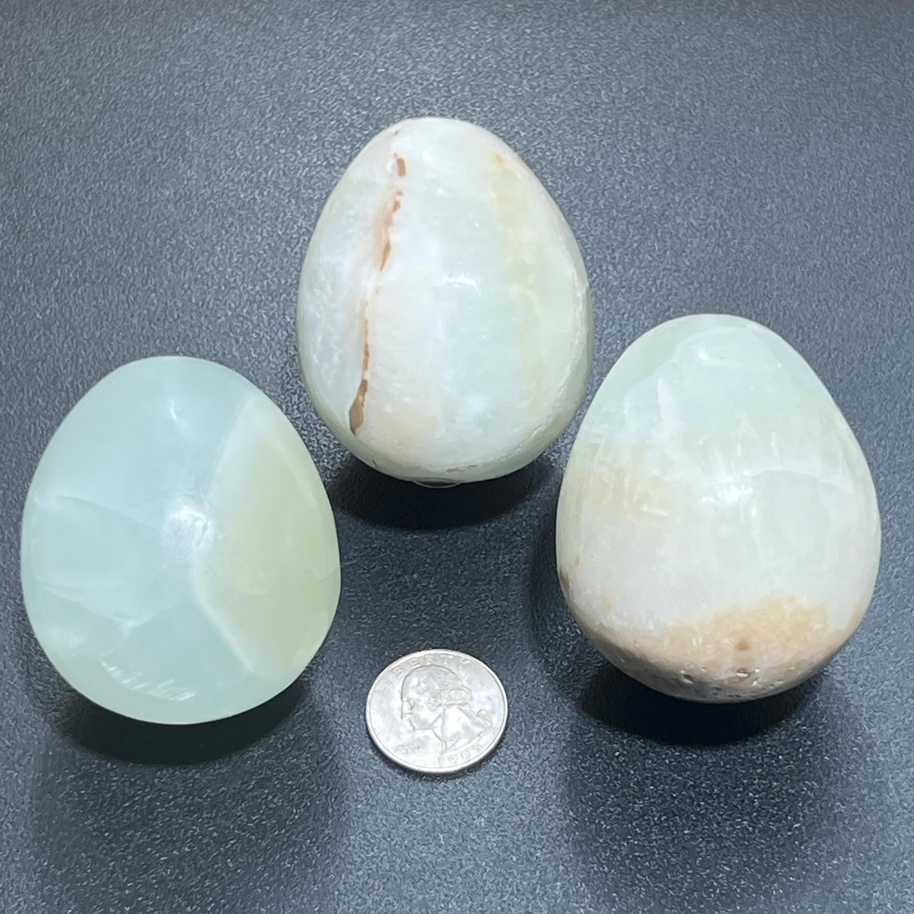 Pistachio Calcite Crystal Egg Carving Wholesale | Home & Living > Home Decor > Home Accents > Rocks & Geodes | Wiccan Center