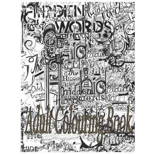 Hidden Words: Adult Colouring Book - Paperback | Books | Wiccan Center