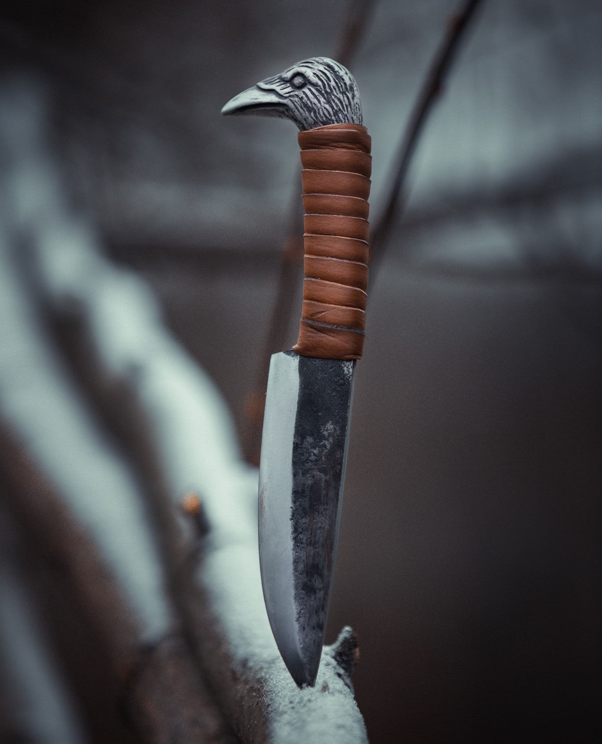 Viking Raven Knife – 5.5" Carbon Steel Blade | Knife | Wiccan Center
