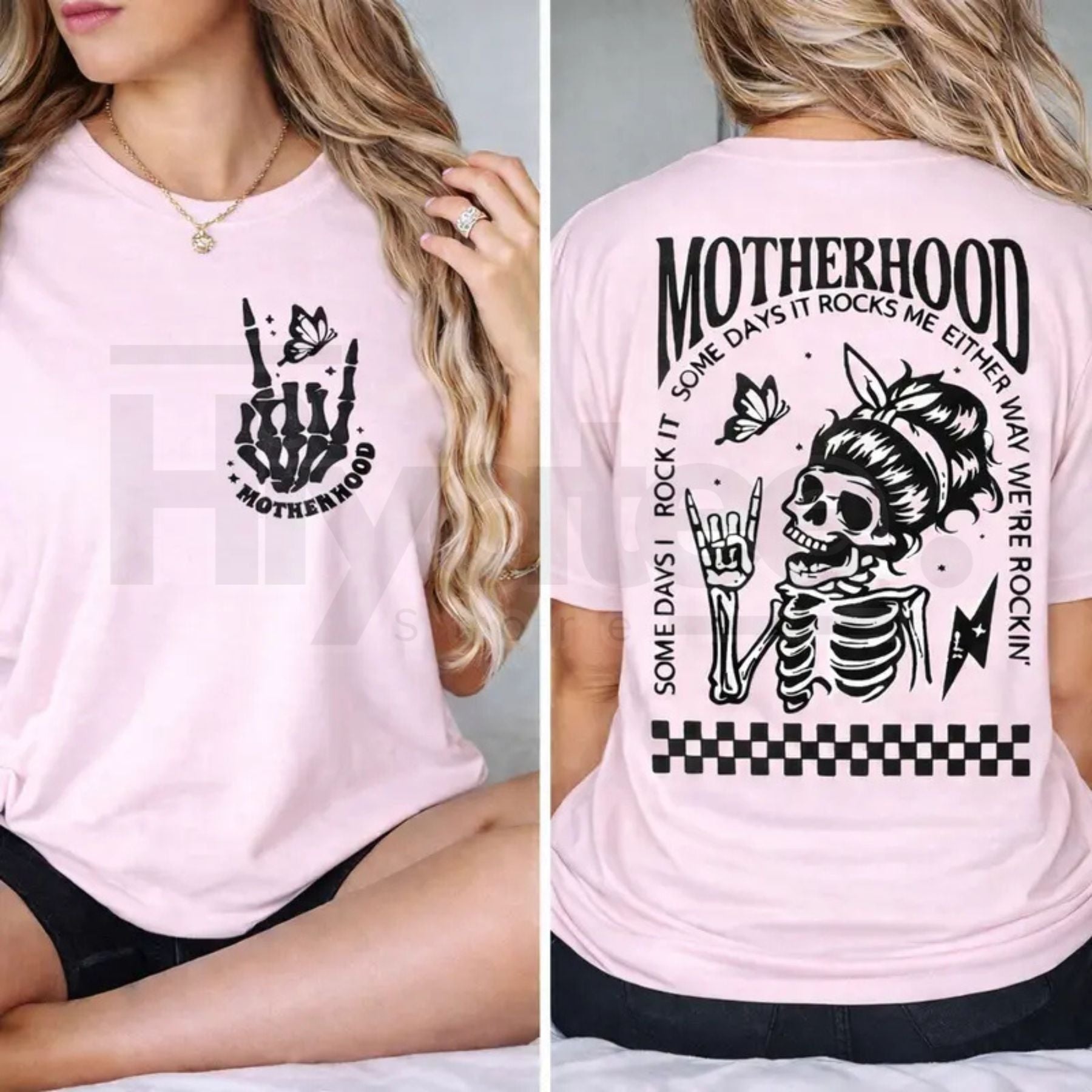 "Motherhood: Sometimes I Rock It" – Funny Sincere Mom Life Graphic Top
