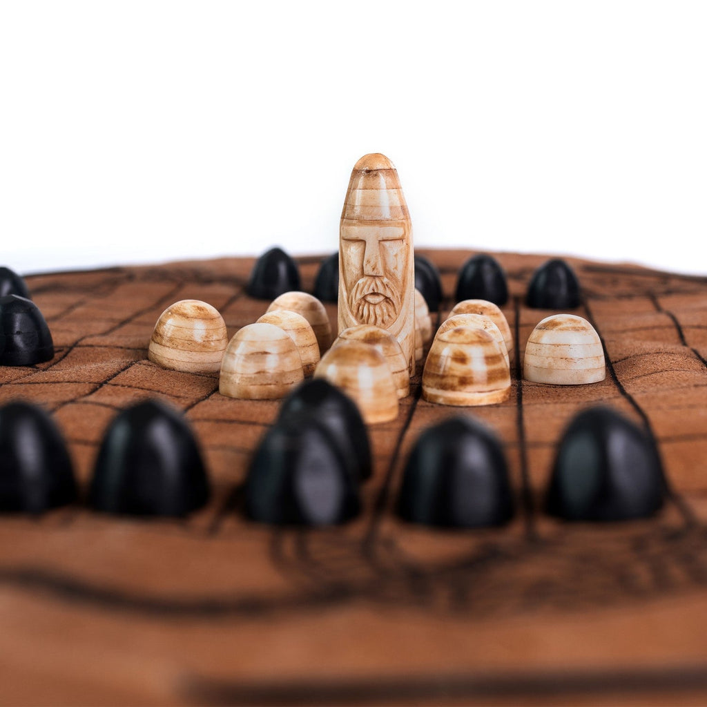 Hnefatafl Travel Set – Leather Board & Pieces | Home & Decor | Wiccan Center