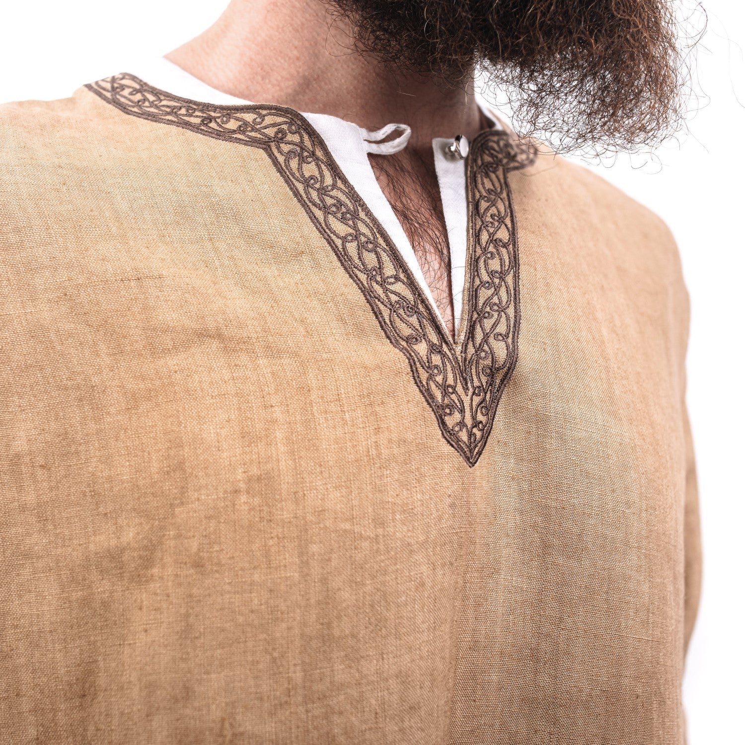 Linen Viking Tunic – Medieval Reenactment Shirt