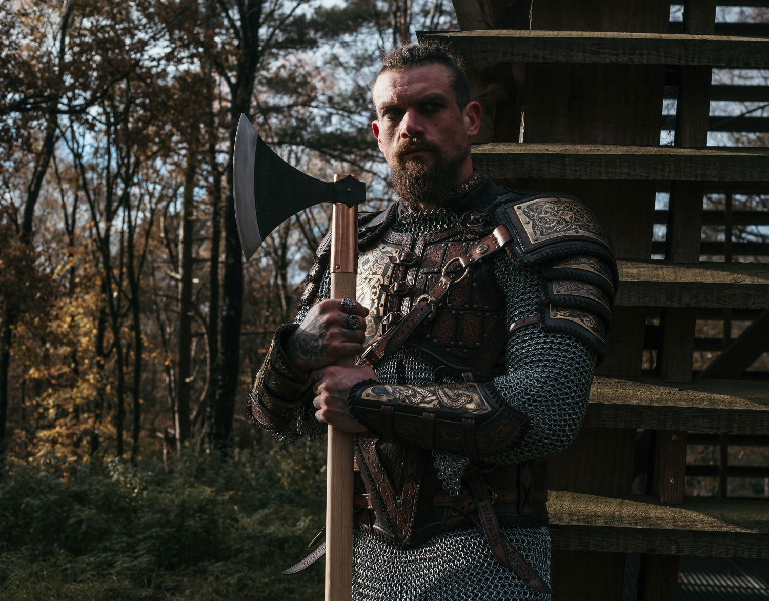Viking Broad Axe – 5-Foot Long Axe Replica | Armory | Wiccan Center