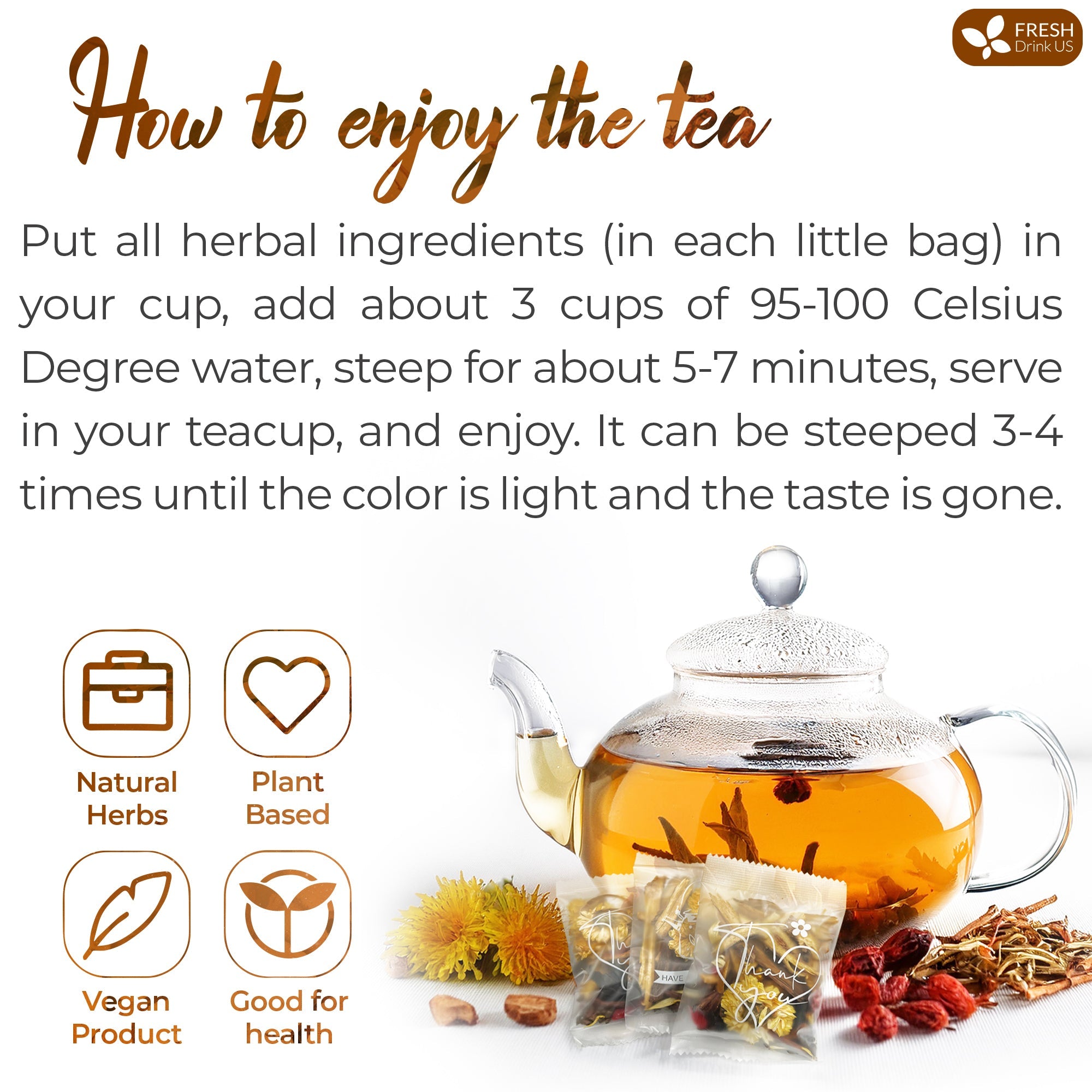 Dandelion Wolfberry Tea - a Natural Blend of Six Herbal Ingredients, Dandelion, Licorice, Cassia, Wolfberry Supports Kidneys & Liver Health (PCOS, Pregnancy, Fibroids, PMS, Menstrual Cycle, Mood), Hormone Balance Tea Beverage | Tea | Wiccan Center