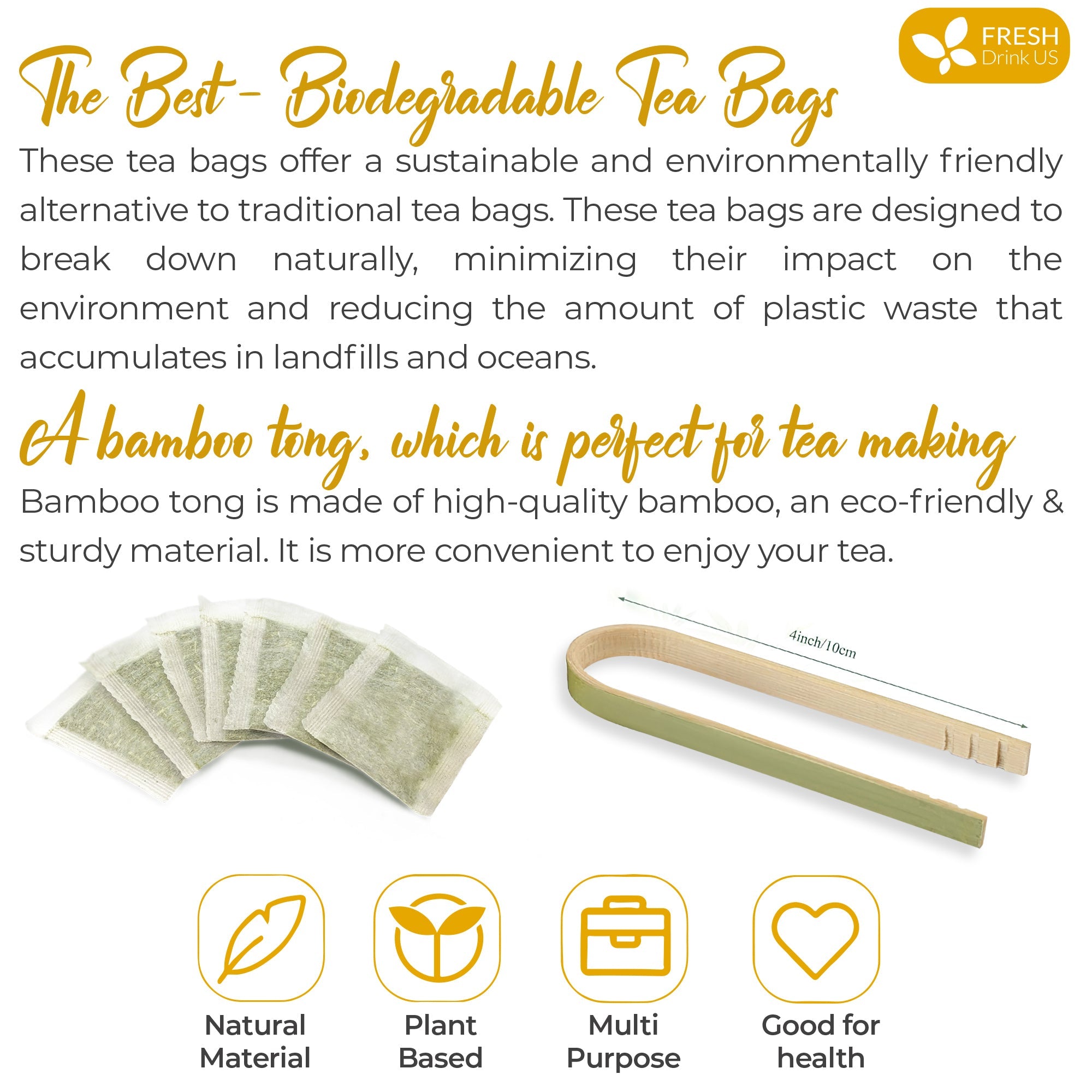 Turmeric, Ginger, Cinnamon Tea, Tea Bags, 100% Natural, Hand-made Blend of Turmeric, Ginger, and Cinnamon. Eco-conscious Tea Bags. Turmeric Ginger Herbal Tea. No Sugar, No Caffeine, No Gluten, Vegan. | Tea | Wiccan Center