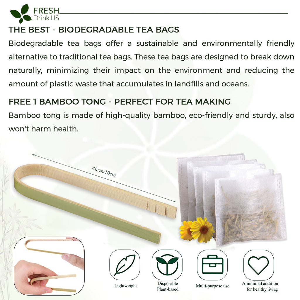Dandelion Root Tea Bags, 100% Natural & Pure from Dandelion Root, Eco-Conscious Tea Bags, Dandelion Root Herbal Tea. Dandelion Root Tea. No Sugar, No Caffeine, No Gluten, Vegan. | Tea | Wiccan Center