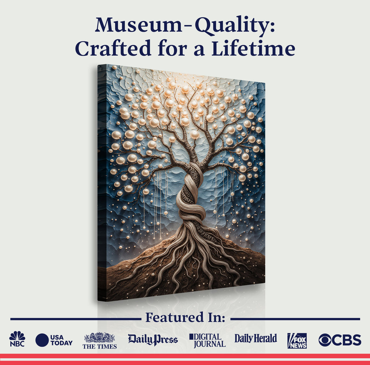 The Pearl Tree Wall Art | Canvas | Wiccan Center