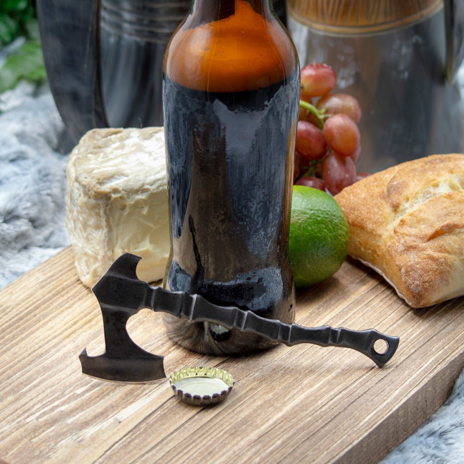 Battle Axe Bottle Opener – Hand-Forged Viking Steel