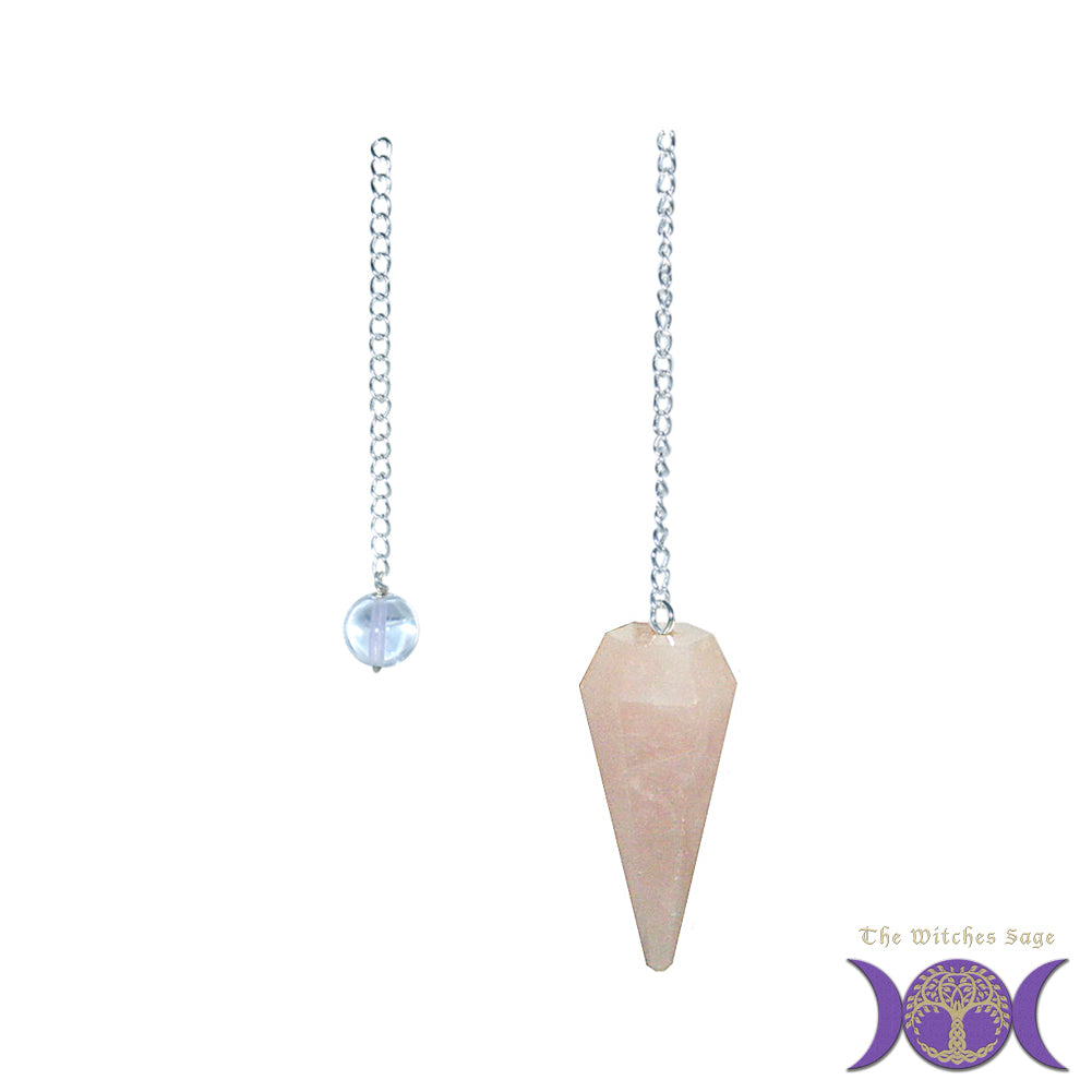Rose Quartz Pendulum | Pendulum | Wiccan Center