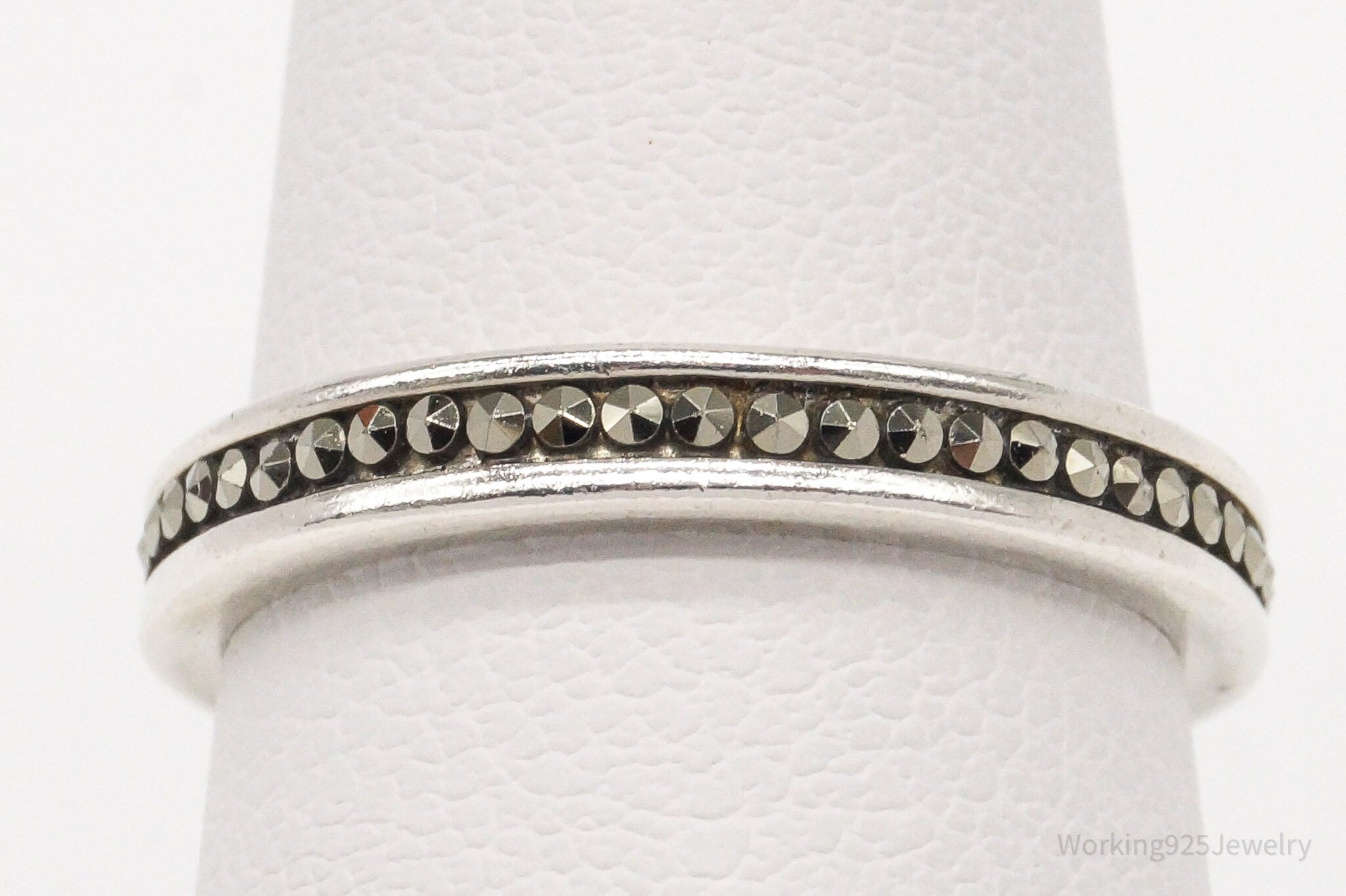 Vintage Designer Boma Marcasite Sterling Silver Ring - Size 6 | Jewelry > Rings | Wiccan Center