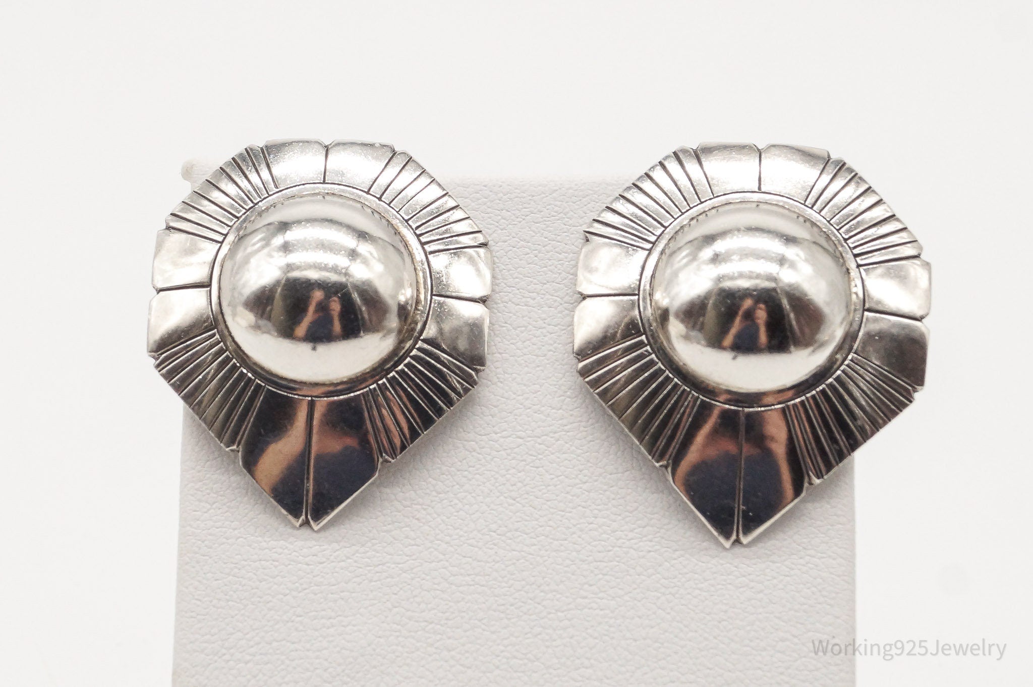 Vintage Native American Sterling Silver Earrings | Jewelry > Earrings | Wiccan Center
