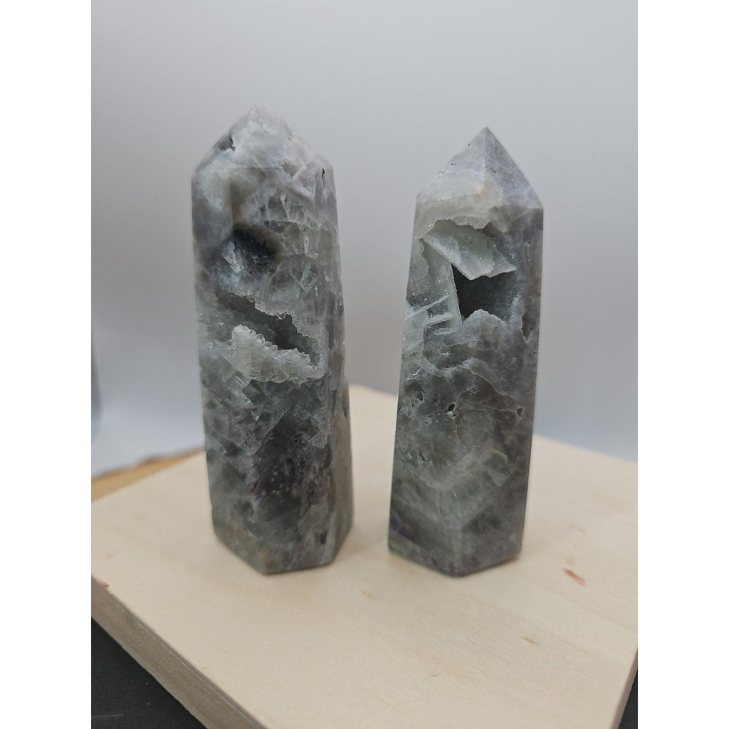 Fluorite Crystal Towers 1 Pair .56lb