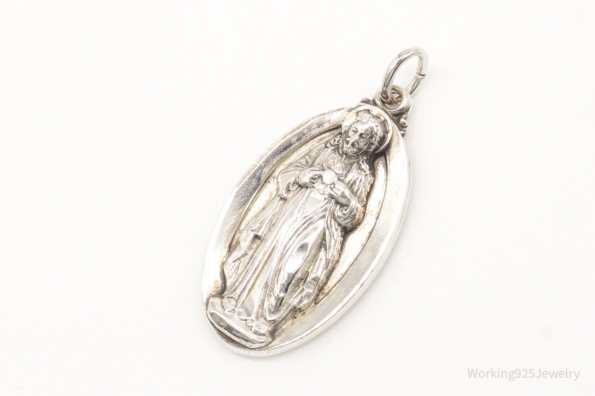Antique Hayward Jesus Sterling Silver Pendant | Jewelry > Necklaces > Pendants | Wiccan Center