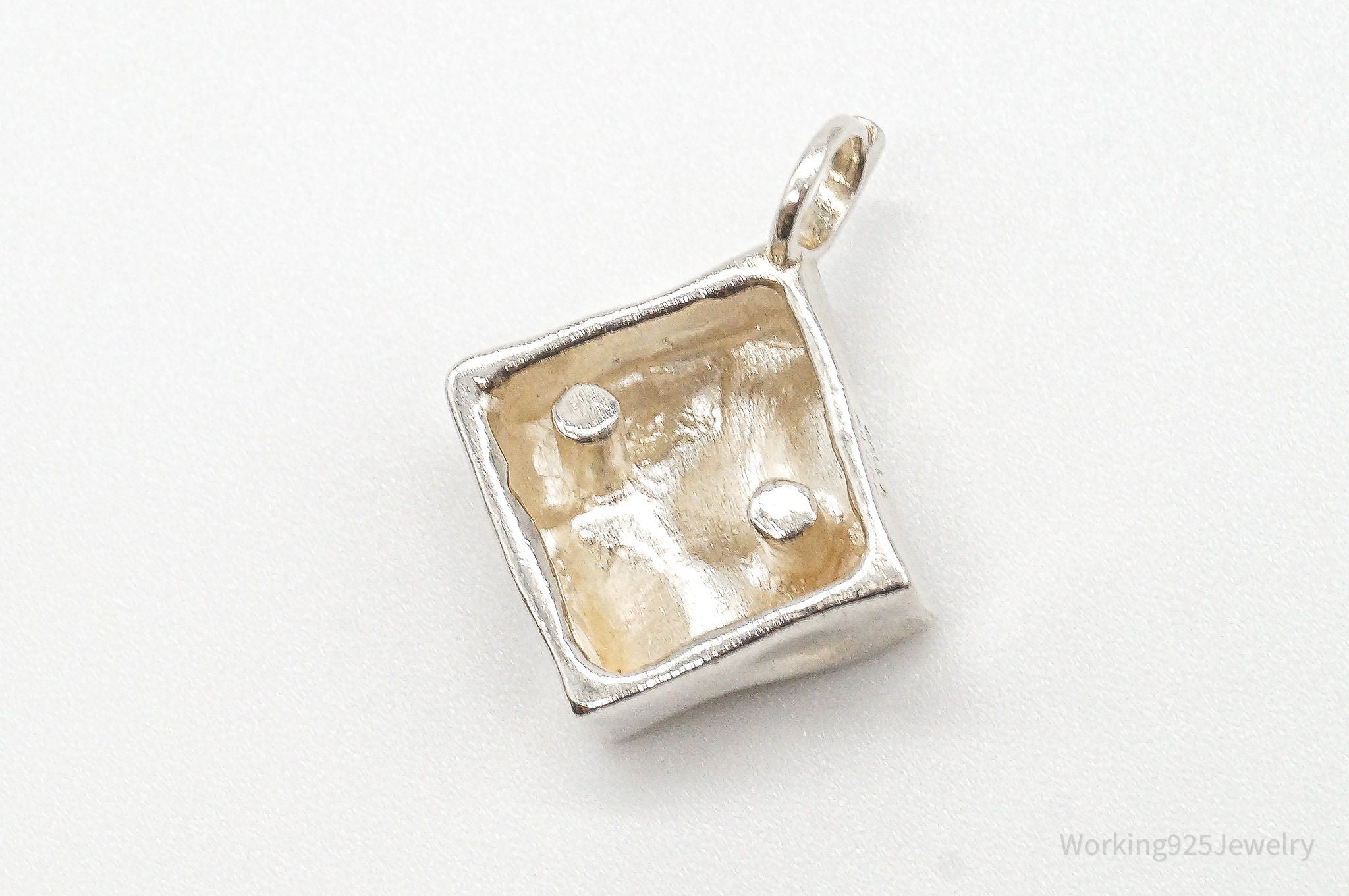 Vintage Galla Modernist Silver Pendant | Jewelry > Necklaces > Pendants | Wiccan Center