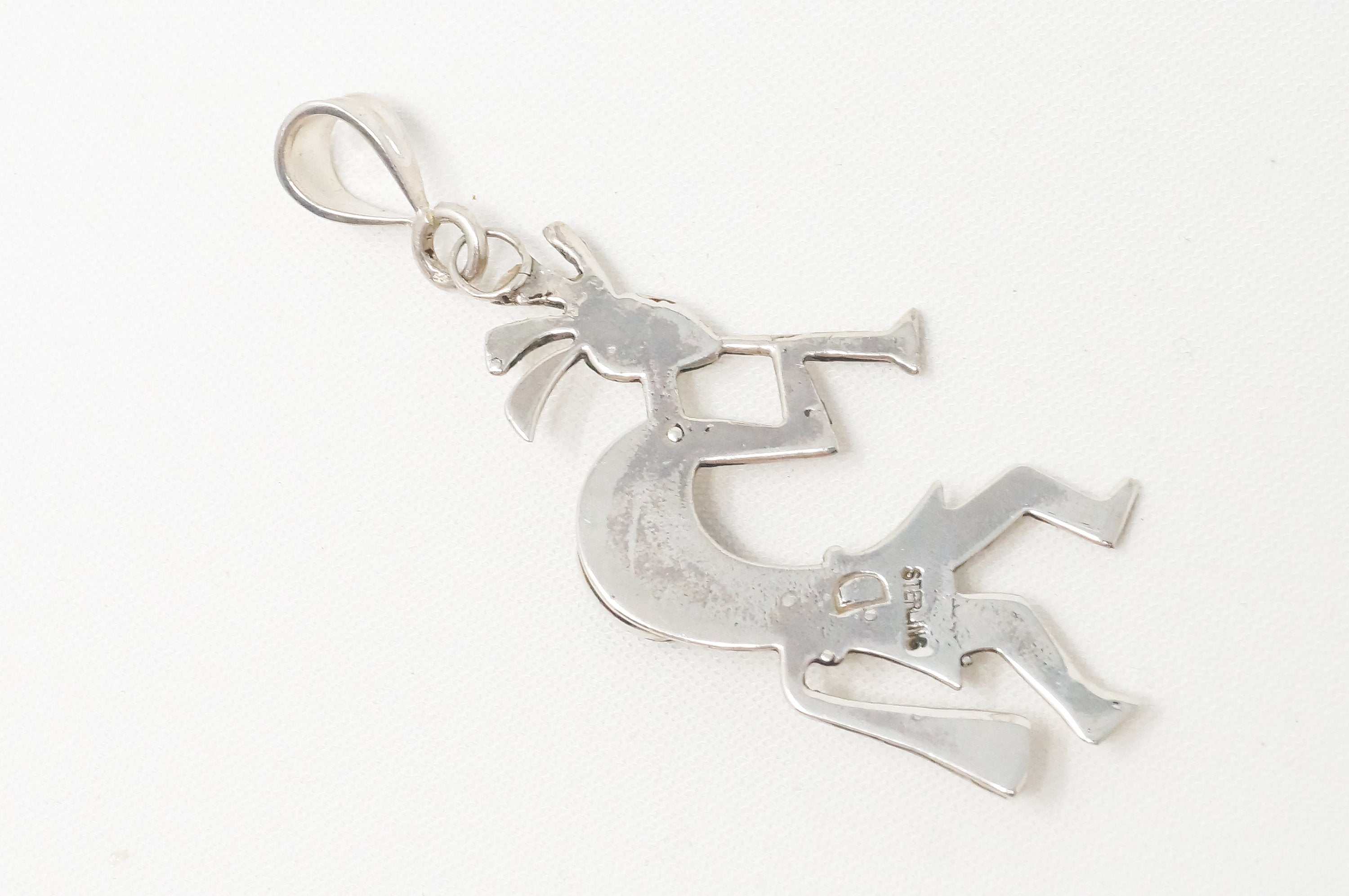 Vintage Native America Darrel Morgan Kokopelli Sterling Silver Necklace | Jewelry > Necklaces > Pendants | Wiccan Center