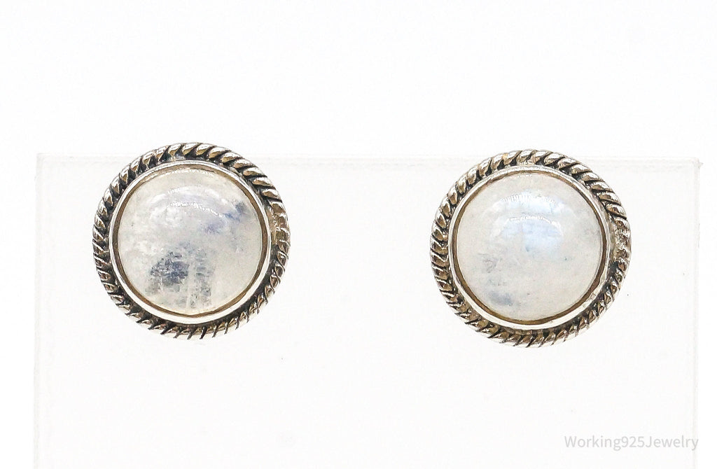 Vintage Moonstone Sterling Silver Earrings | Jewelry > Earrings | Wiccan Center