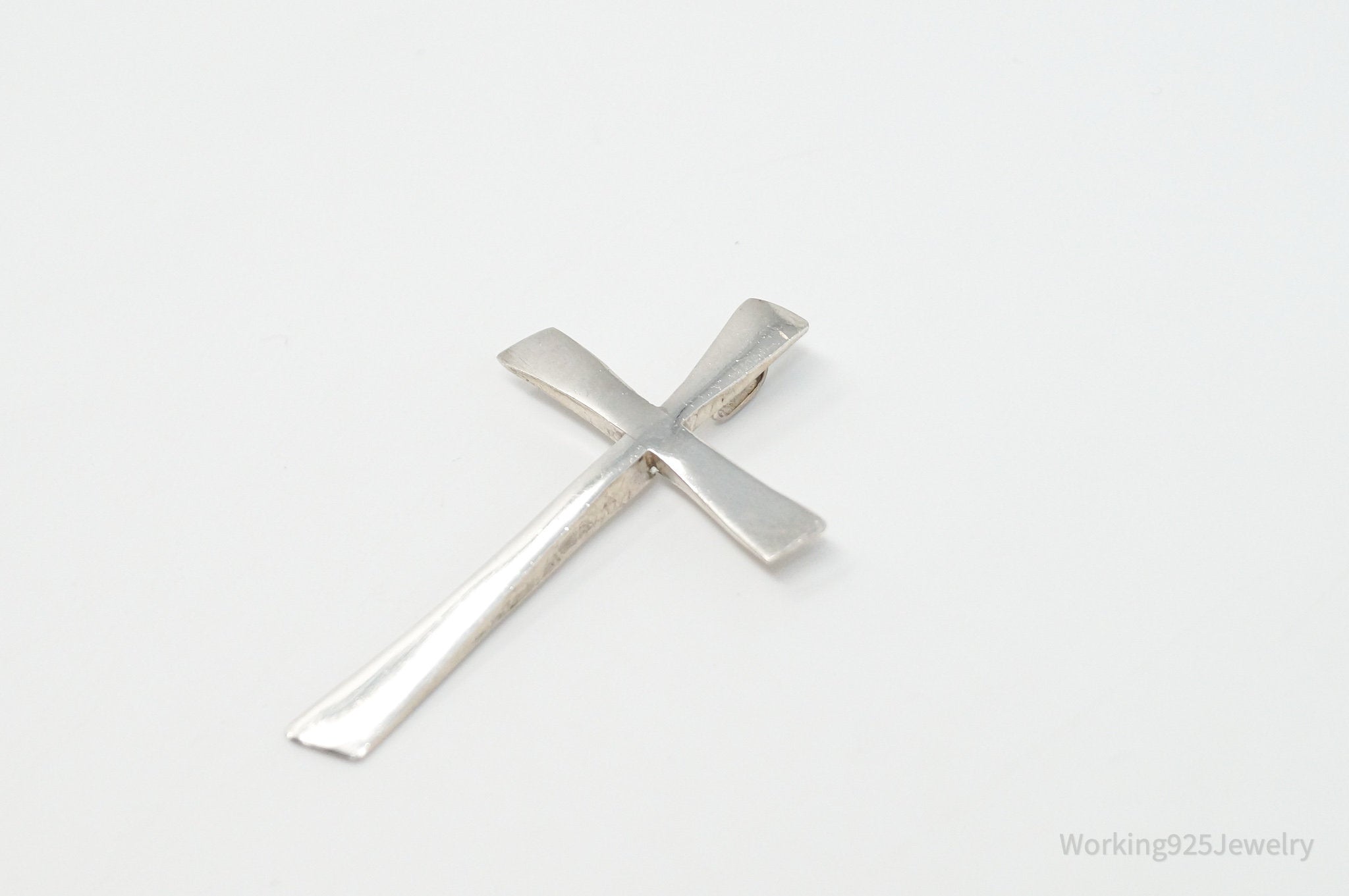 Vintage Large Designer DEPP Cross Sterling Silver Necklace Pendant | Jewelry > Necklaces > Pendants | Wiccan Center