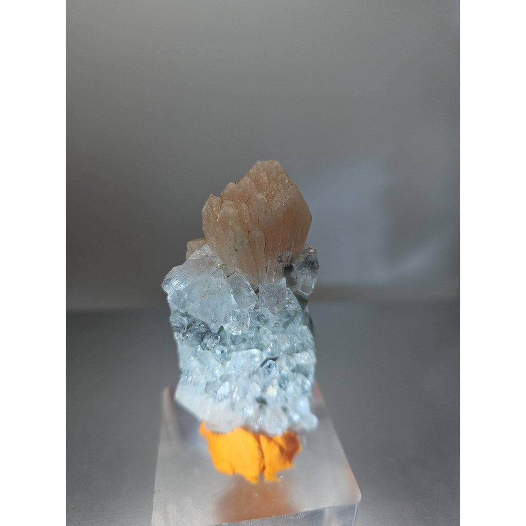 Apophyllite Pink Stilbite 51grams | Mineral Specimens | Wiccan Center