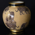 Yellow Orchid Fortune‑Bringing Vase – Treasure Basin Cornucopia