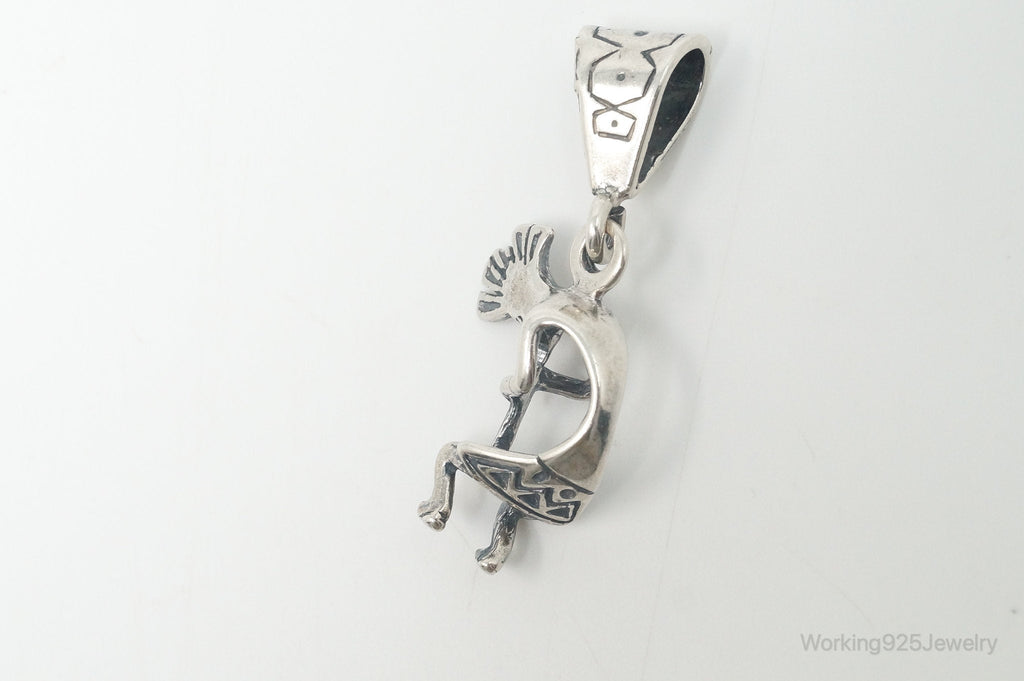 Vintage Native American Dancing Kokopelli Sterling Silver Pendant | Jewelry > Necklaces > Pendants | Wiccan Center