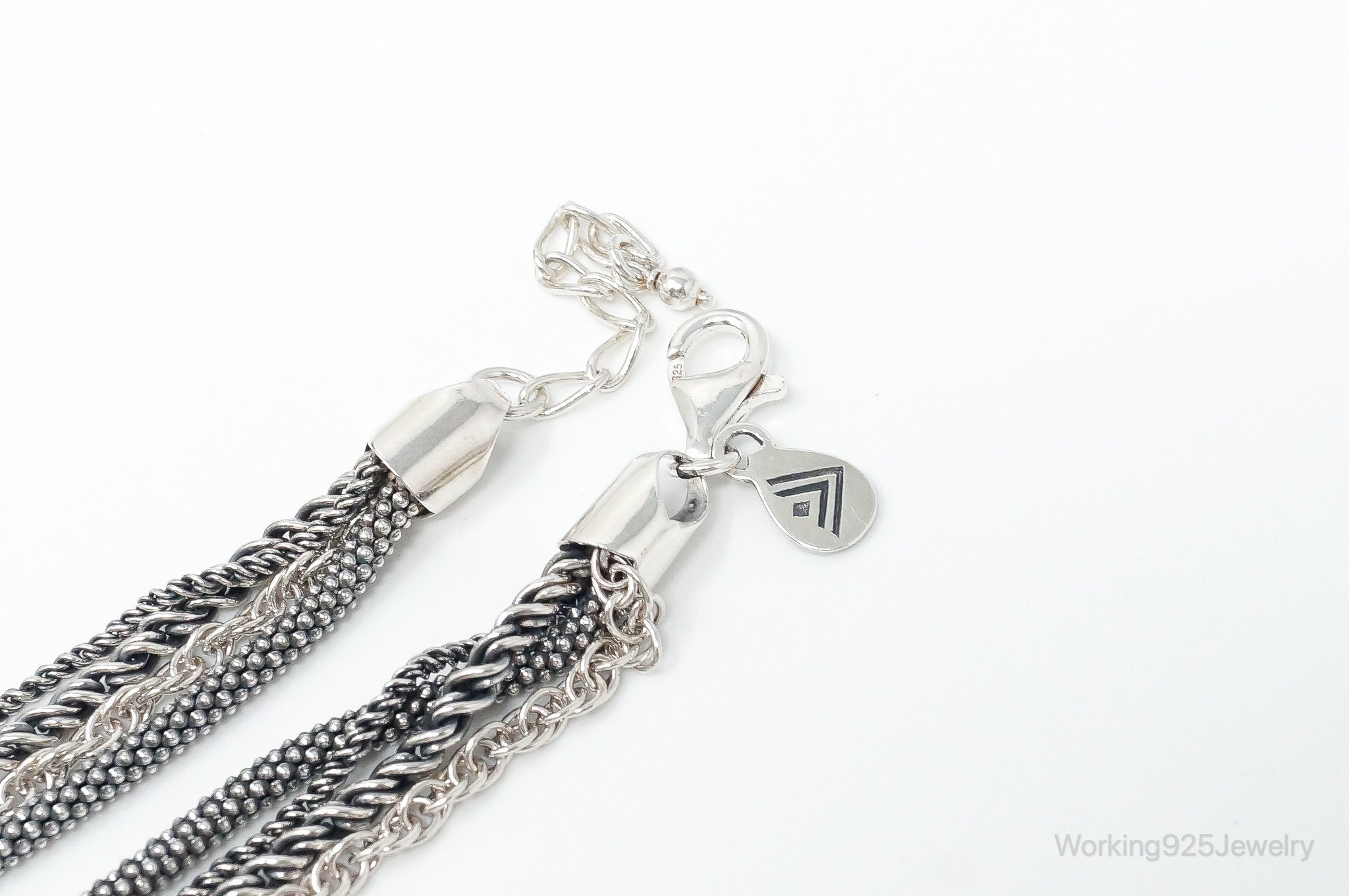 Designer Silpada Four Strand Chain Sterling Silver Necklace | Jewelry > Necklaces > Pendants | Wiccan Center