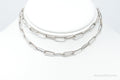 Vintage Modernist Link Sterling Silver Chain Necklace | Jewelry > Necklaces > Pendants | Wiccan Center