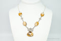 Vintage Brecciated Mookaite Jasper Pearl Sterling Silver Necklace | Jewelry > Necklaces > Pendants | Wiccan Center