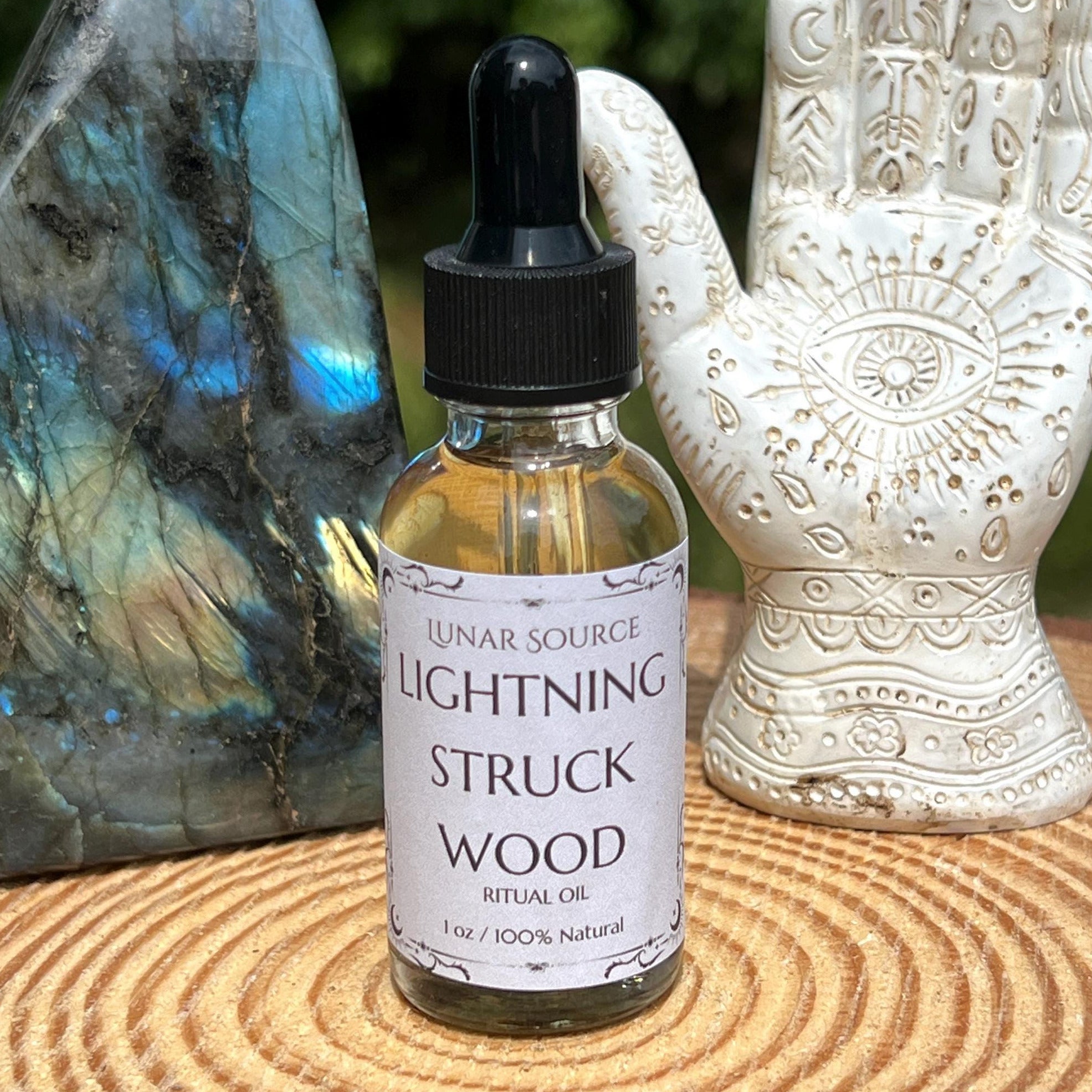 Lightning Struck Wood Oil | Increase Power of Workings Manifestation Protection Transformation Domination Commanding Passion Ritual Spells | | Wiccan Center