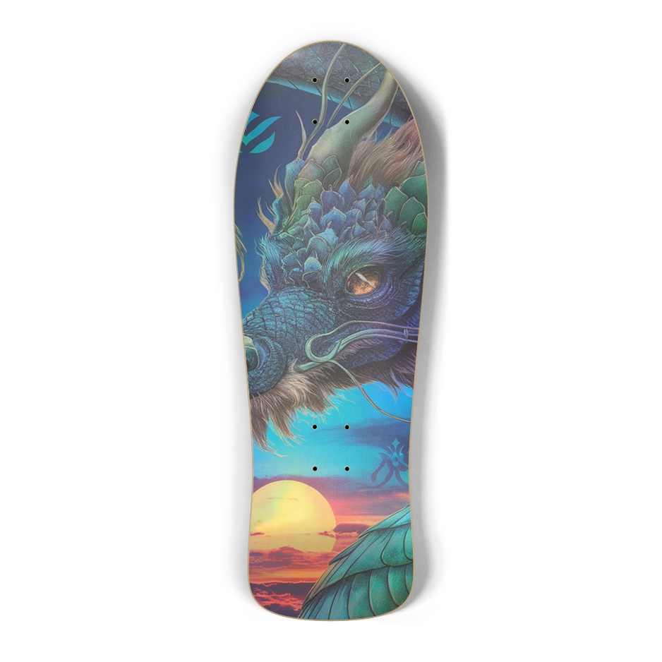 Custom Dragon Power Skateboard – Personalized Dragon Deck | Skateboard | Wiccan Center