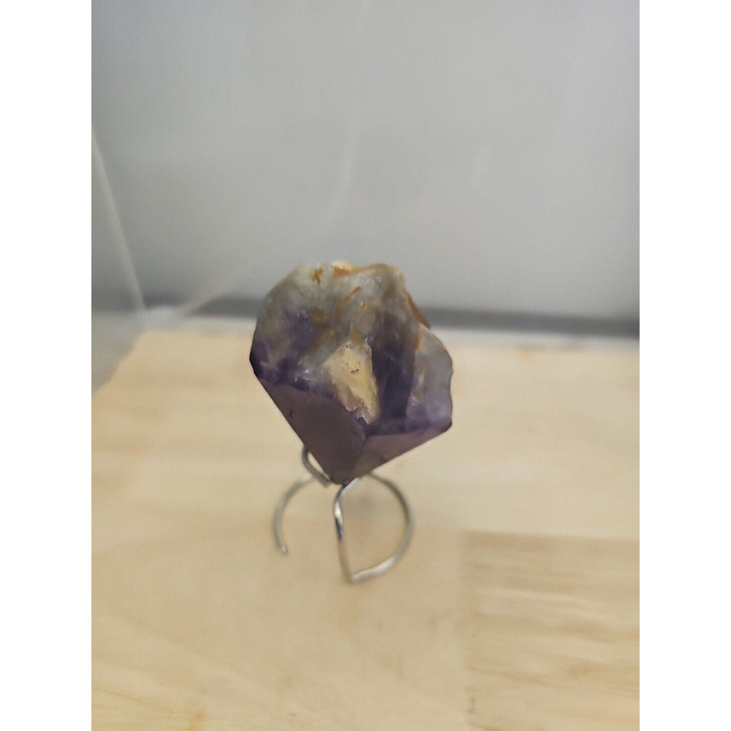 Natural Amethyst Backbone Scepter Crystal with LED — 294g Mineral Specimen | CrystalCloud Company
