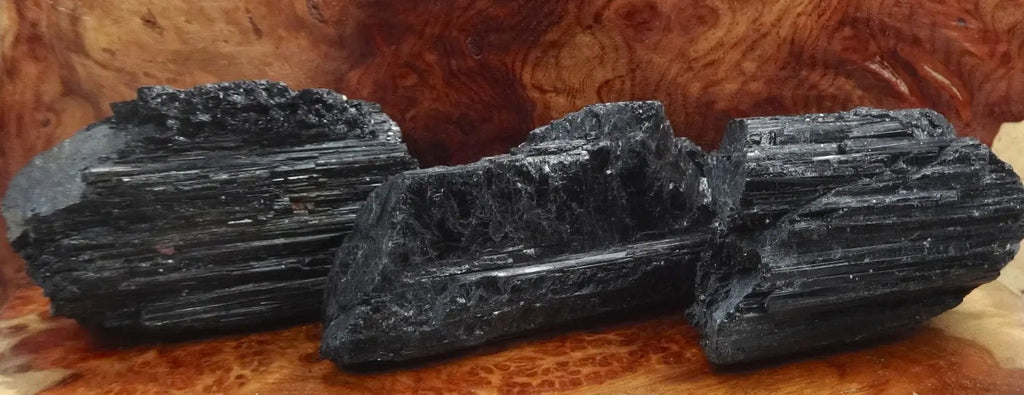 Large Black Tourmaline Crystals (1-3 Inches)(By The Piece Or Pound) Rough Raw Gemstone Home Decor | Home & Living > Home Decor > Home Accents > Rocks & Geodes | Wiccan Center