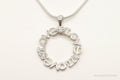 Vintage Cubic Zirconia "Love" Sterling Silver Necklace | Jewelry > Necklaces > Pendants | Wiccan Center