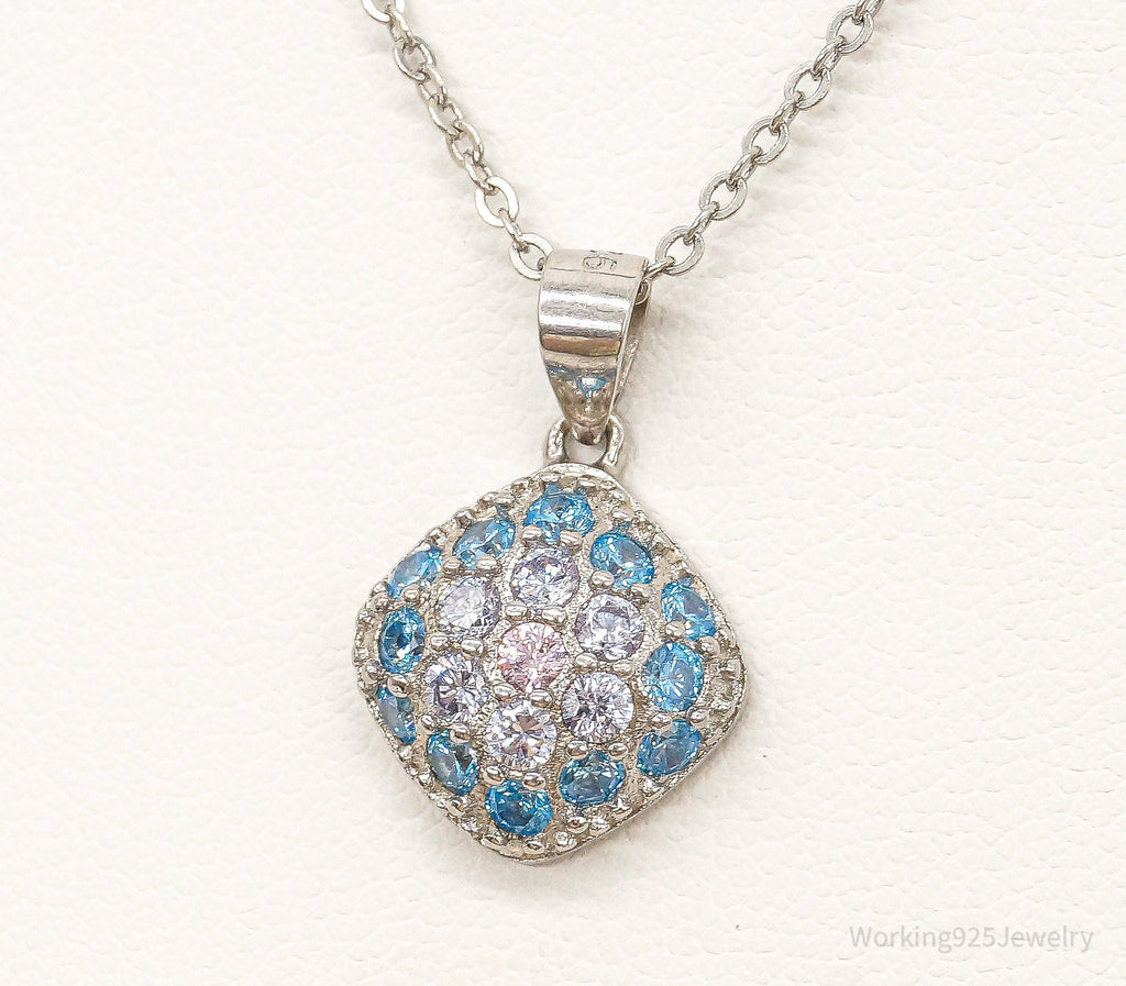 Designer Ryze Cubic Zirconia Sterling Silver Necklace | Jewelry > Necklaces > Pendants | Wiccan Center