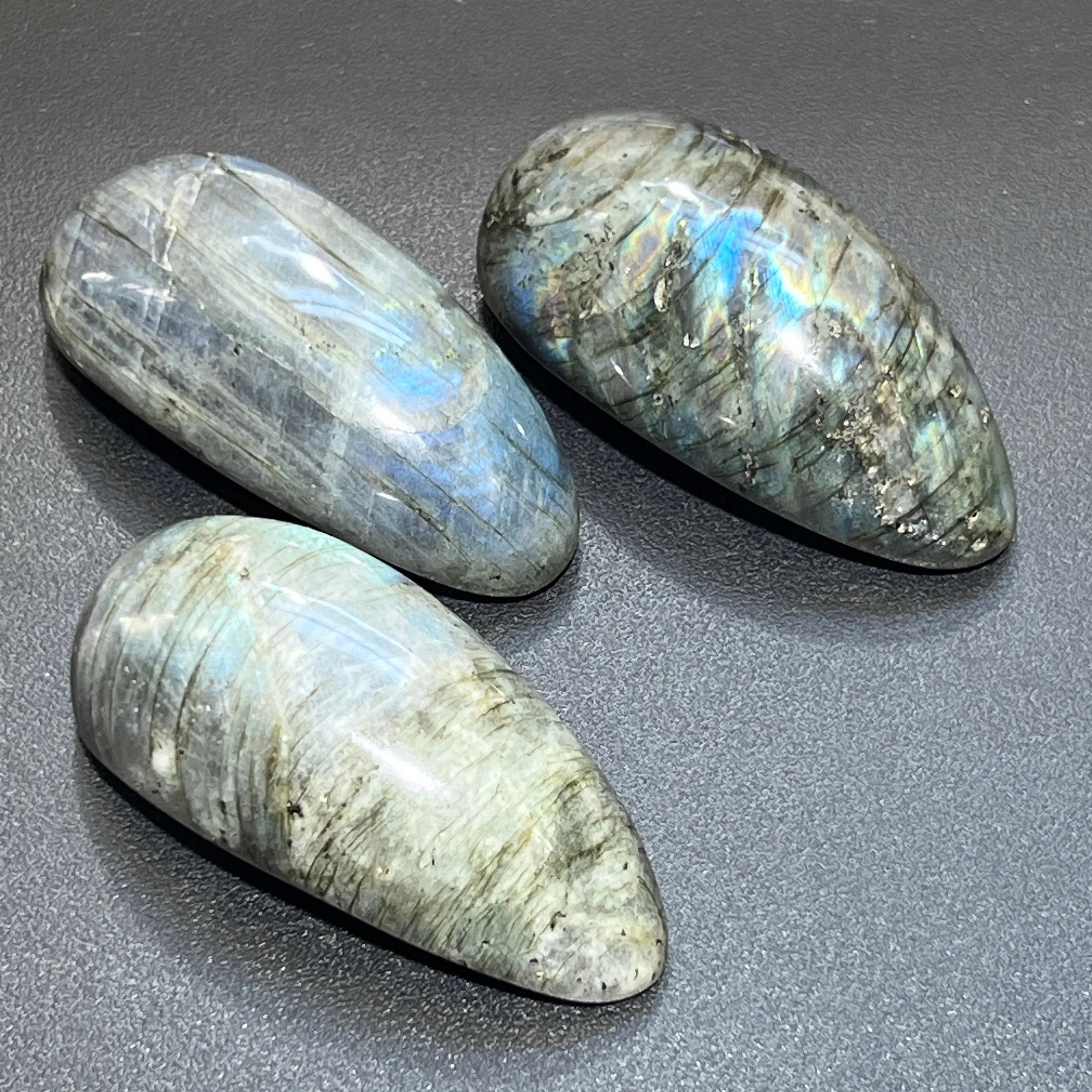 Labradorite Massage Stone Tool Polished Gemstone Carving | Home & Living > Home Decor > Home Accents > Rocks & Geodes | Wiccan Center