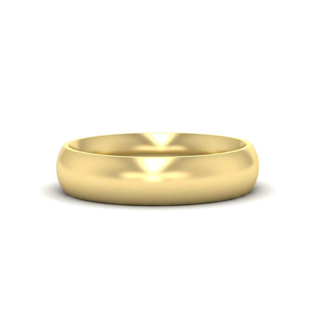 Minimalist 4mm Mens Wedding Band