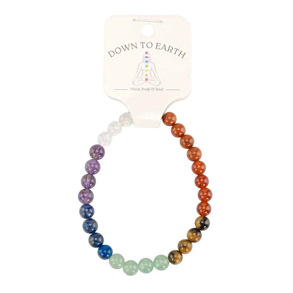 7 Chakra Healing Bracelet 6mm | Bracelets | Wiccan Center
