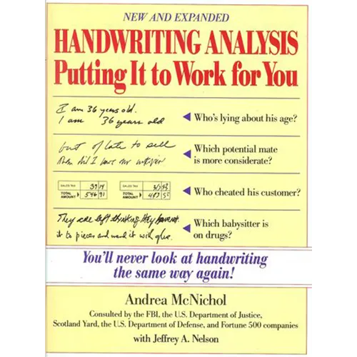 Handwriting Analysis: Putting It to Work for You - Paperback | Books | Wiccan Center
