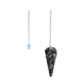 6-sided Pendulum - Black Coral Fossil | Pendulum | Wiccan Center